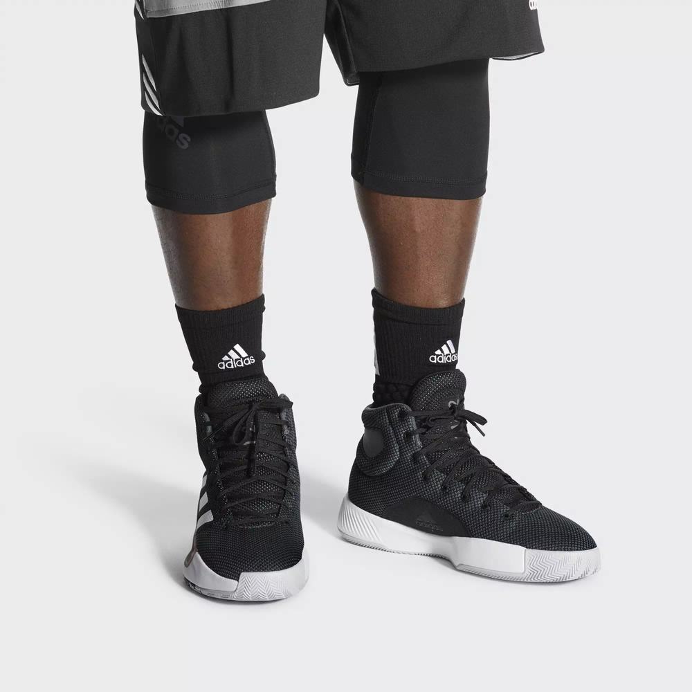 Adidas Pro Bounce Madness 2019 Tenis De Basketball Negros Para Hombre (MX-31851)